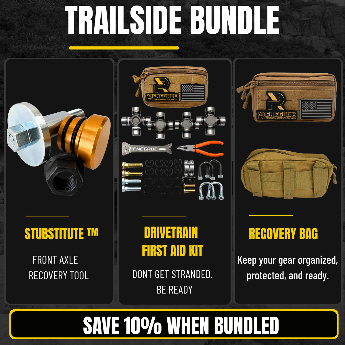 BUILD YOUR OWN TRAIL PACKAGE