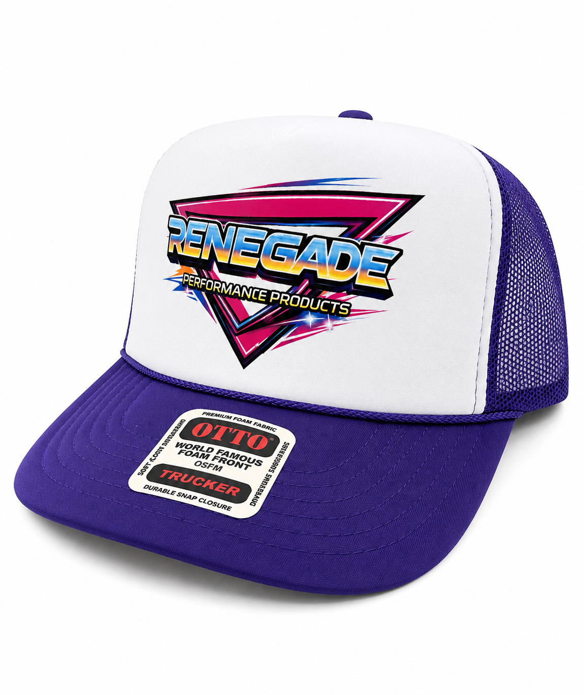 Purple Retro Trucker