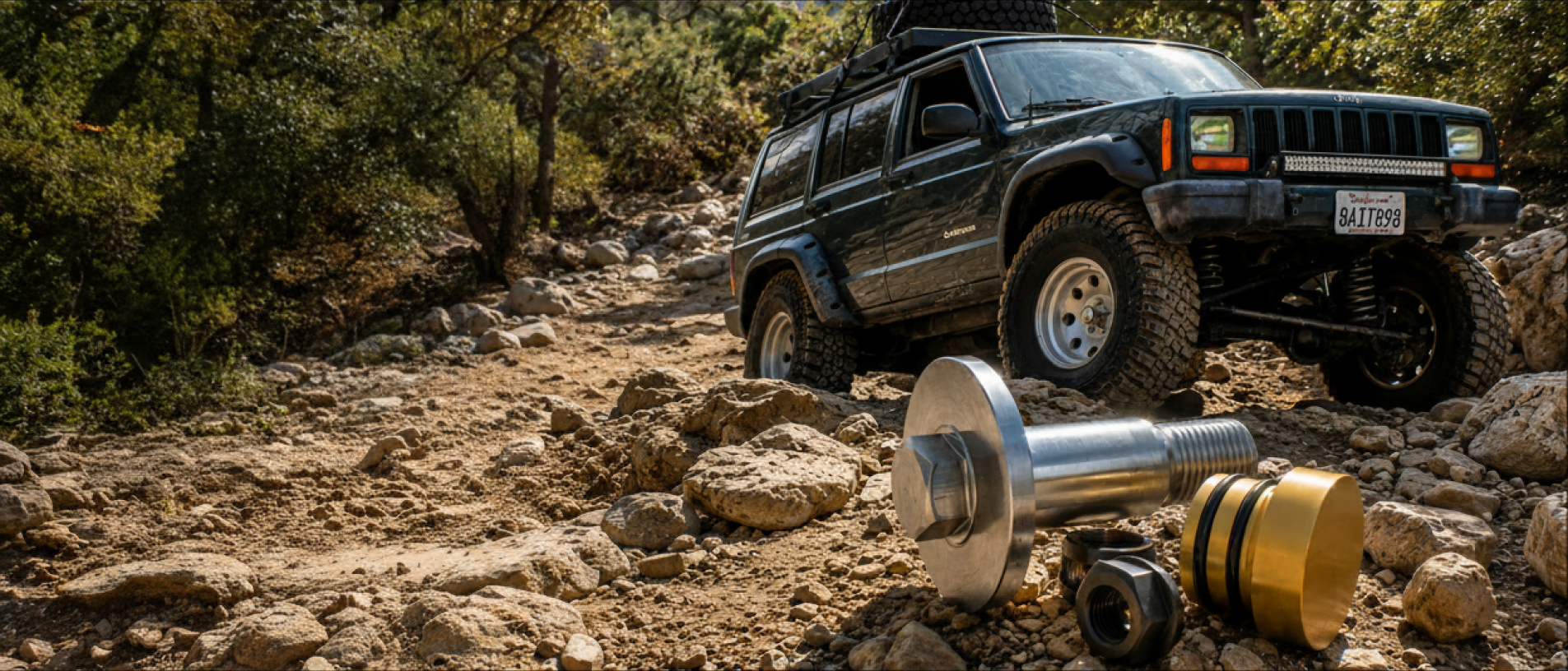 Don't Let a
Broken Front Axle End
The Adventure.